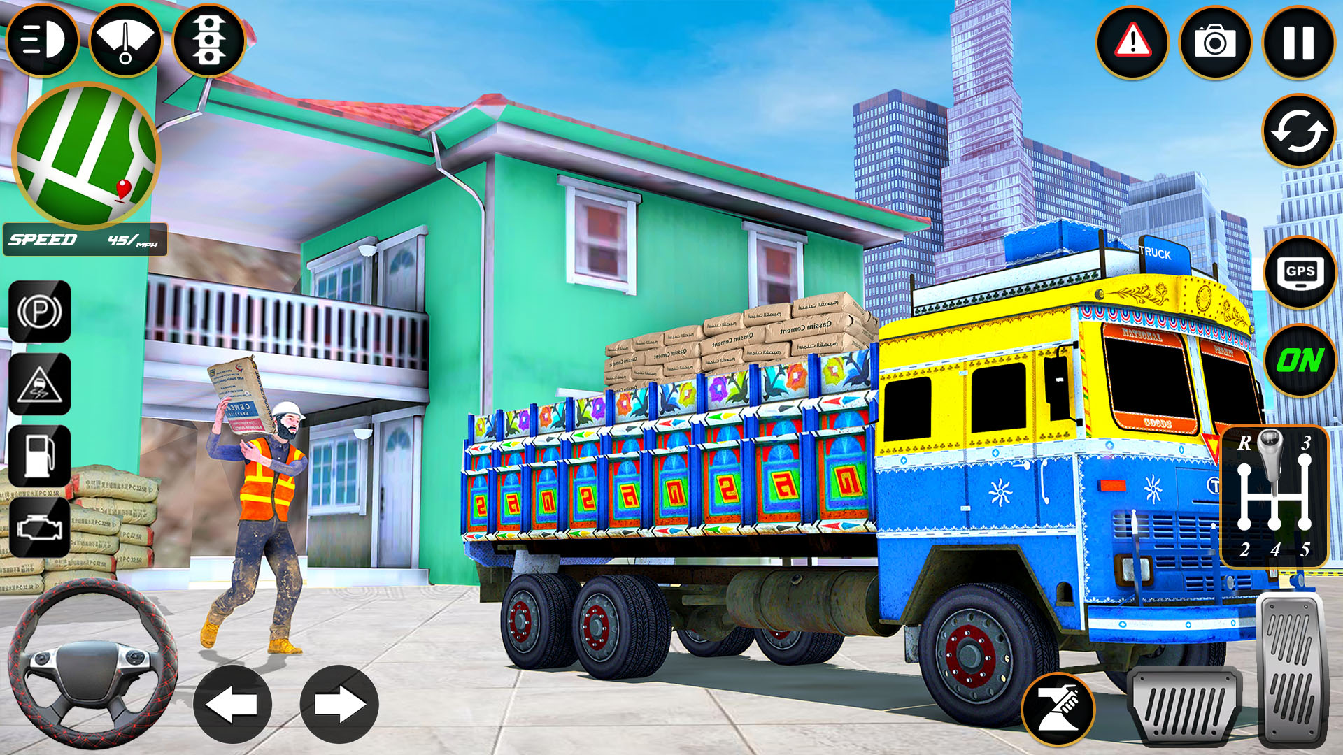 Crazy Truck Driving:Truck Game Ekran Görüntüsü 3