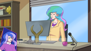The Principals Bimbofication - A Kinetic Visual Novel 스크린샷 1