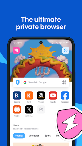 Schermata Aloha Private Browser - VPN 1