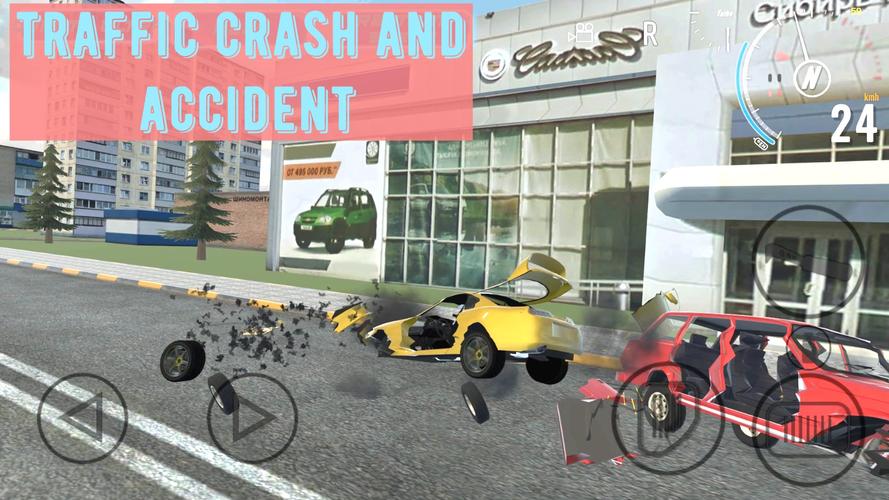 Traffic Crash And Accident ဖန်သားပြင်ဓာတ်ပုံ 3