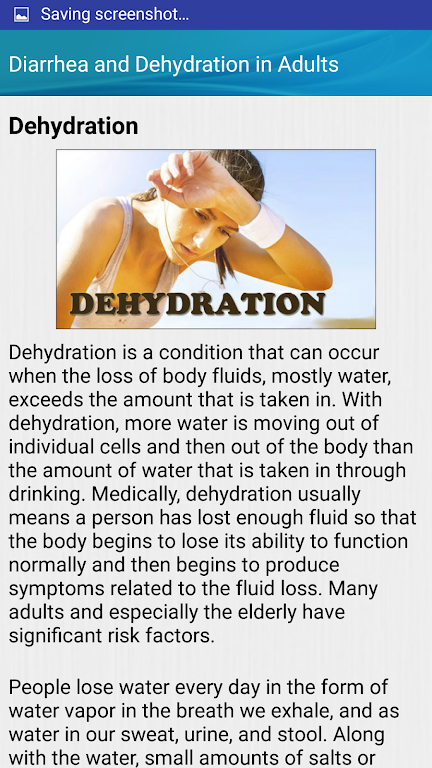 Diarrhea and Dehydration Help स्क्रीनशॉट 2