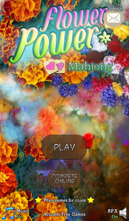 Hidden Mahjong: Flower Power स्क्रीनशॉट 1