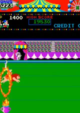 circus game retro ဖန်သားပြင်ဓာတ်ပုံ 1