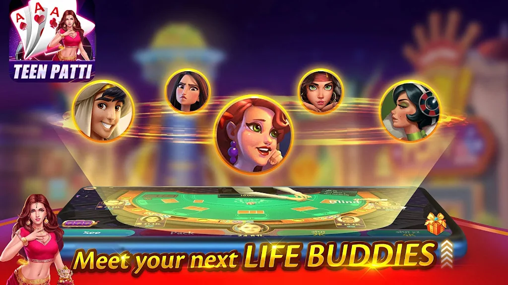 Teen Patti Indian 3 Patti Game Captura de pantalla 3