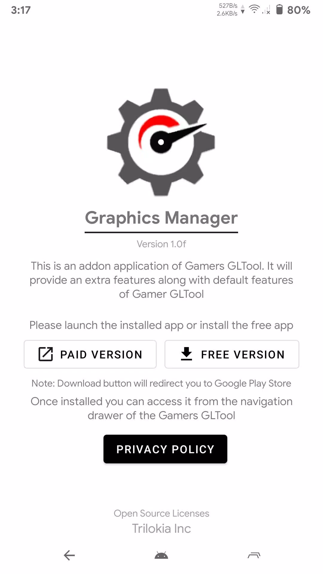 Graphics Manager Capture d'écran 1