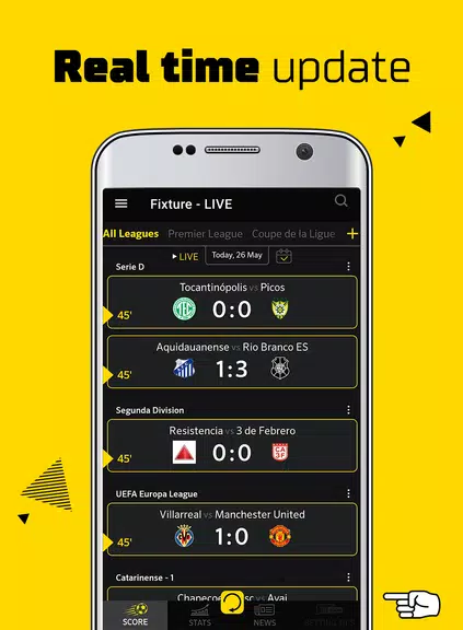 Live Score: football scores Capture d'écran 2