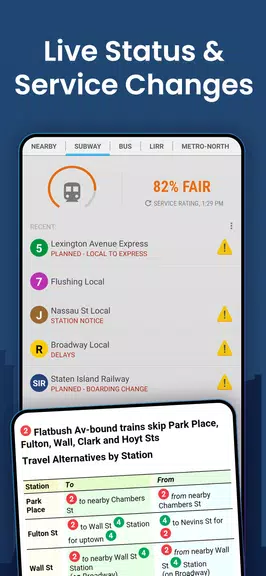 MyTransit NYC Subway & MTA Bus Captura de tela 2