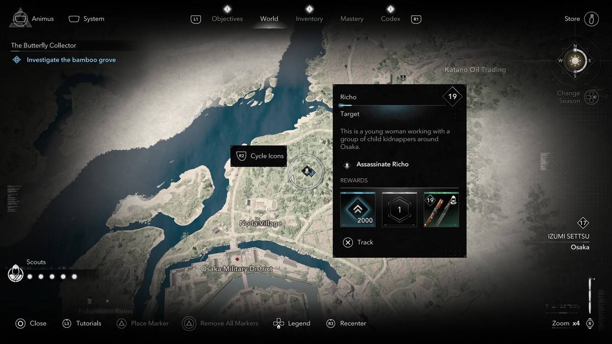 Assassin's Creed Shadows Richo'da tüm kelebek koleksiyoncu üyelerini nasıl ve nerede bulabilirim