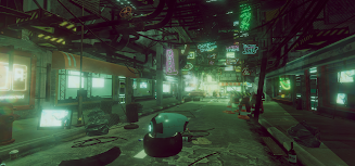 VR Cyberpunk City Tangkapan skrin 2