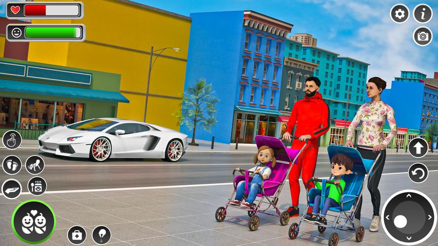Virtual Mom Dad: Baby Games 스크린샷 4