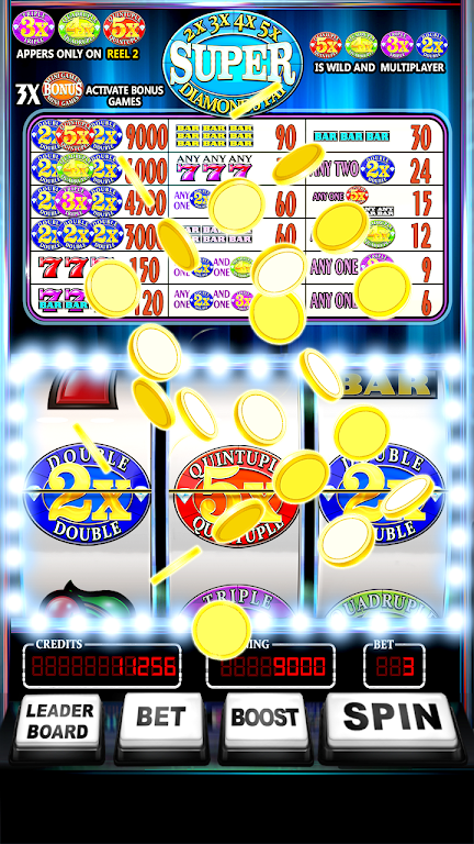 Free Super Diamonds Pay Slots Screenshot 1