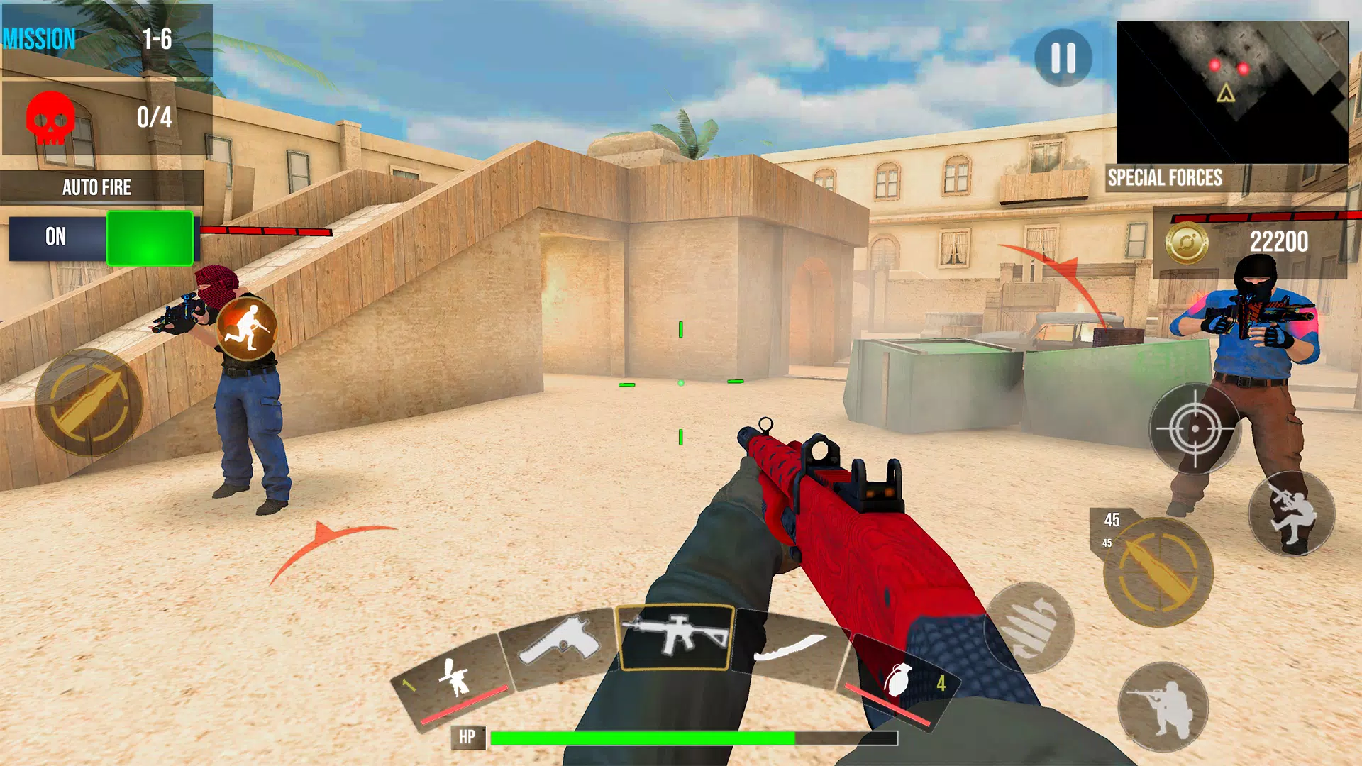 FPS Commando Strike 3D Ảnh chụp màn hình 1