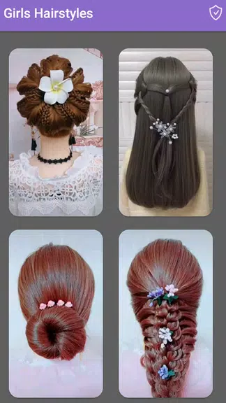 Girls Hairstyles Step By Step Ekran Görüntüsü 3