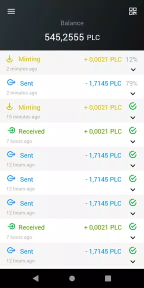 PLC Wallet Screenshot 1
