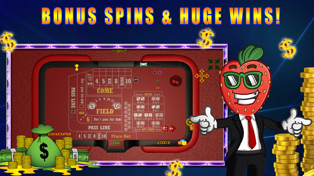 Schermata Virtuelles Casino - Craps Spiel Online 1