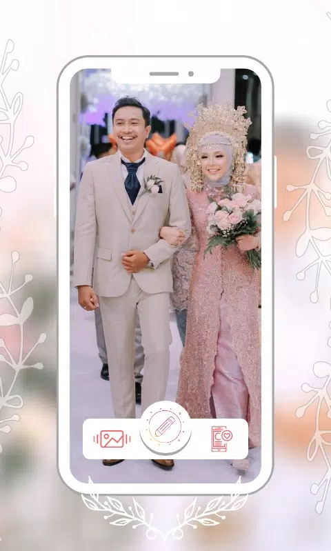 Hijab Couple Bridal Editor Captura de tela 3