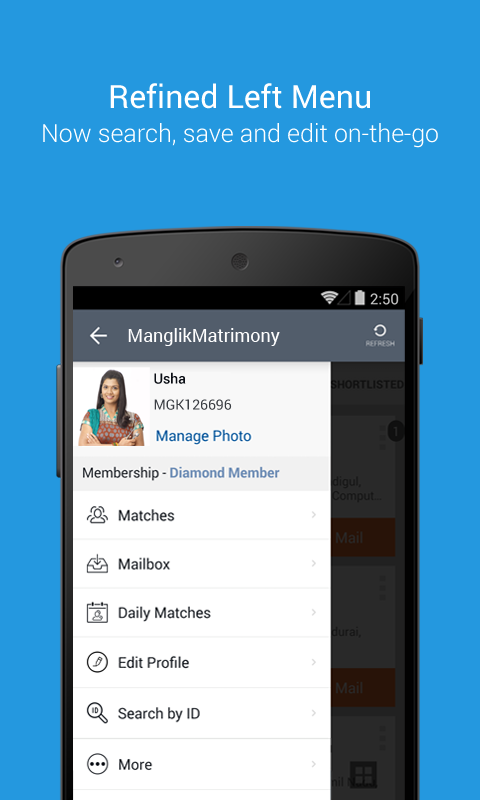 ManglikMatrimony - The trusted choice of Mangliks Captura de tela 2