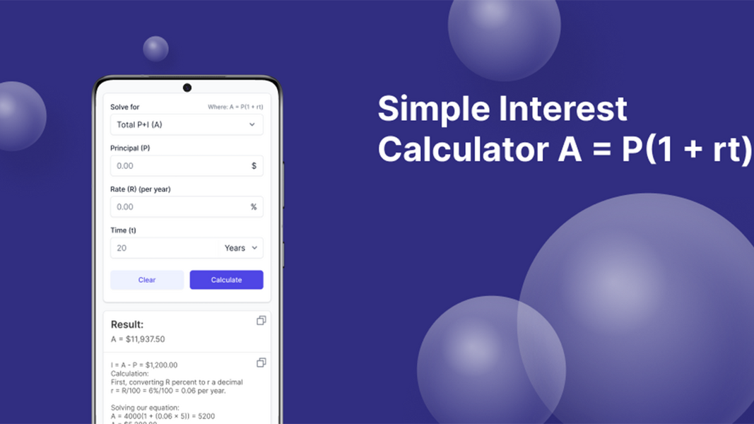 Simple Interest Calculator應用截圖第3張