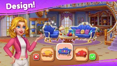 Home Mansion: Design & Match Capture d'écran 2
