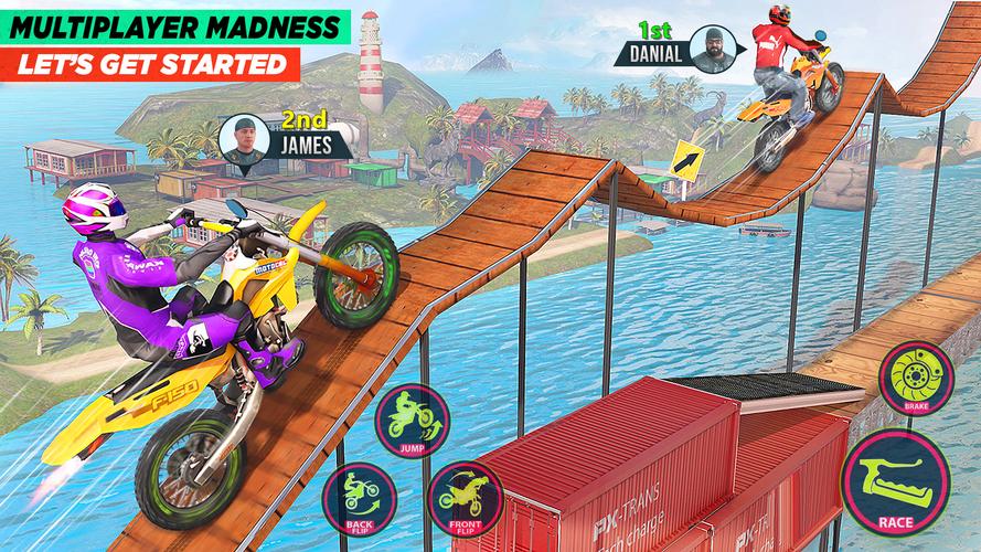 Bike Stunt Game: Tricks Master Captura de tela 1