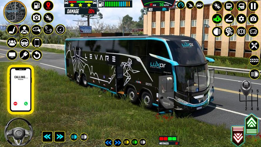 Bus Games 2023 Coach Bus Game Скриншот 4