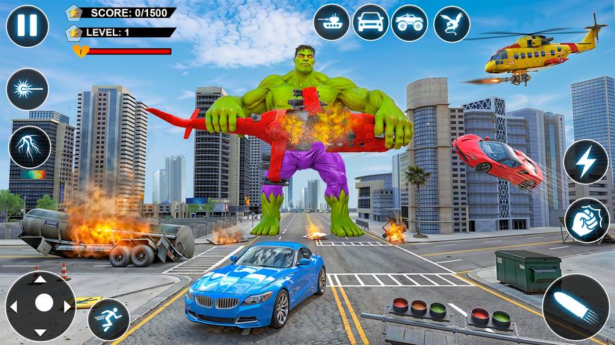 Incredible Monster Hero Games स्क्रीनशॉट 4
