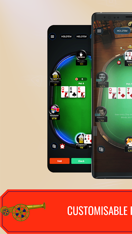 PokerBaazi: Practice Poker應用截圖第3張