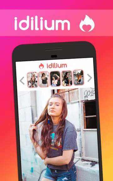 Idilium: Random Chat Roulette Captura de tela 3