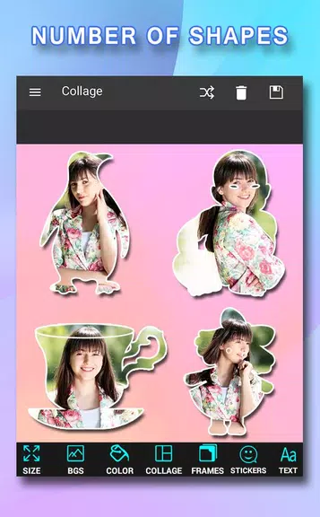 Pic Frames Collage Ảnh chụp màn hình 3