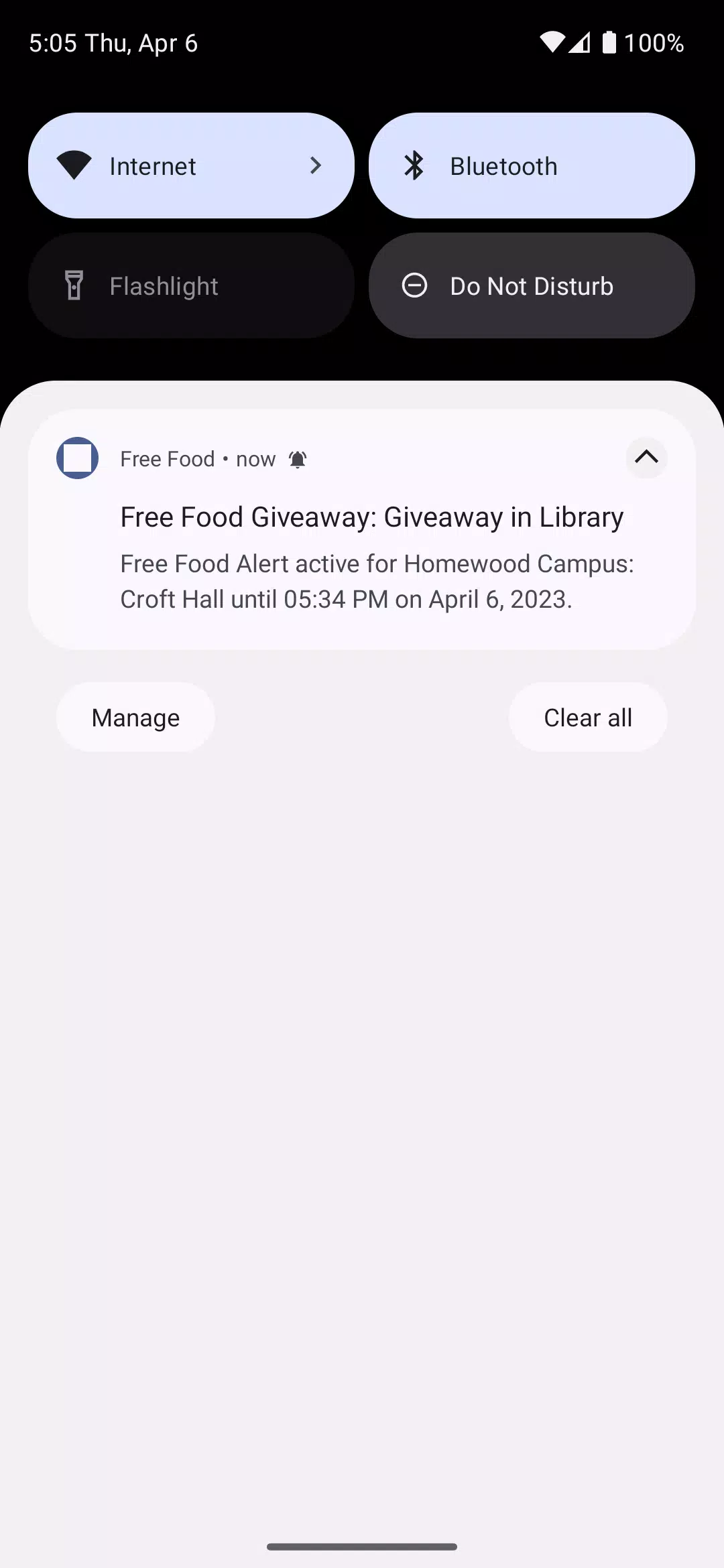 Free Food Alert ภาพหน้าจอ 3