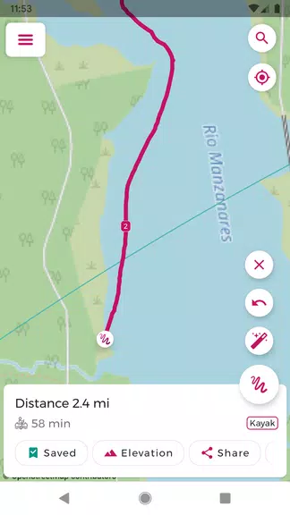 Just Draw It! - Route planner Schermafbeelding 4