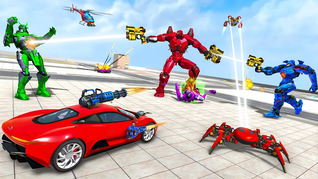 Spider Robot Games: Robot Car স্ক্রিনশট 4