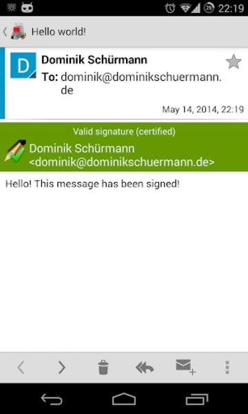 OpenKeychain: Easy PGP スクリーンショット 1
