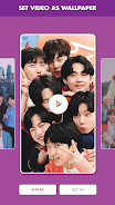 BTS Live Wallpaper Video Tangkapan skrin 4