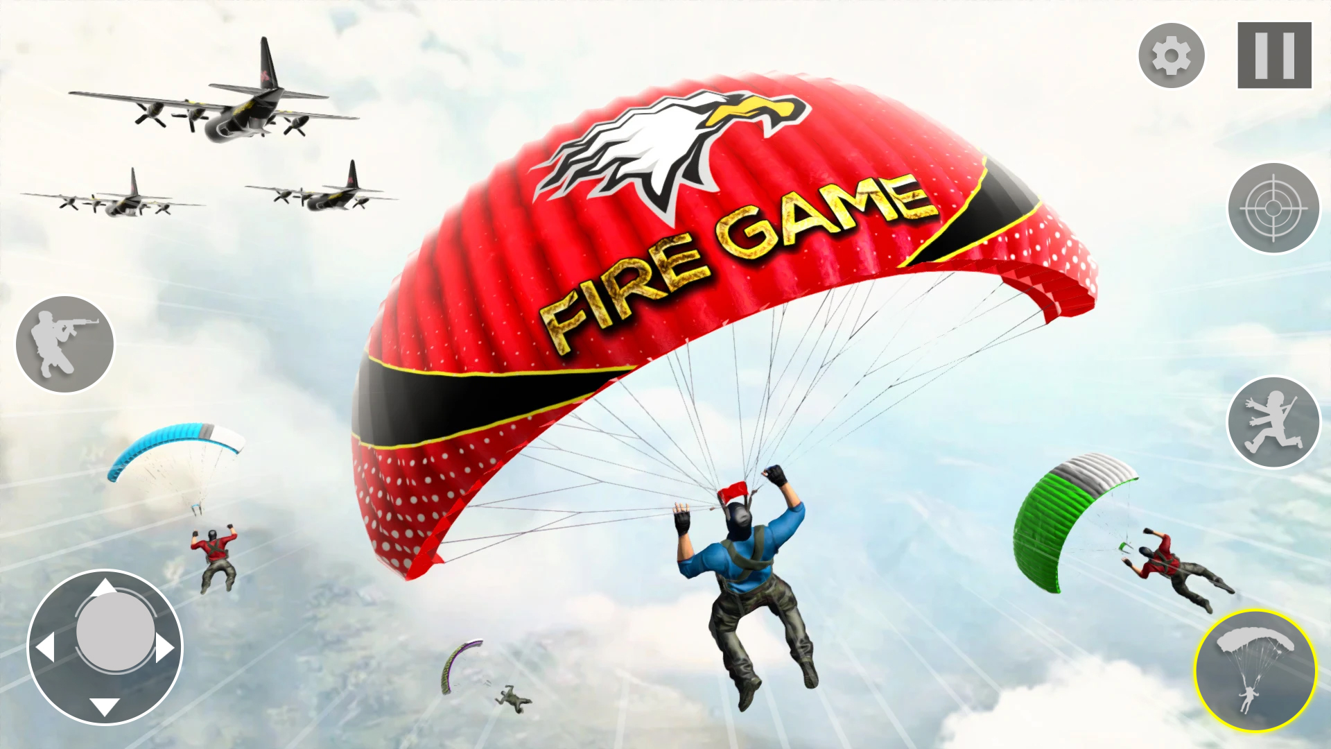 Fire Game: Gun Games 3D Battle ภาพหน้าจอ 4