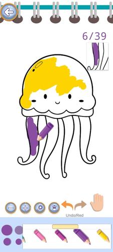 Baby Shark Coloring Book Captura de pantalla 4