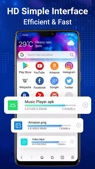 Web Browser - Fast & Privacy ภาพหน้าจอ 2