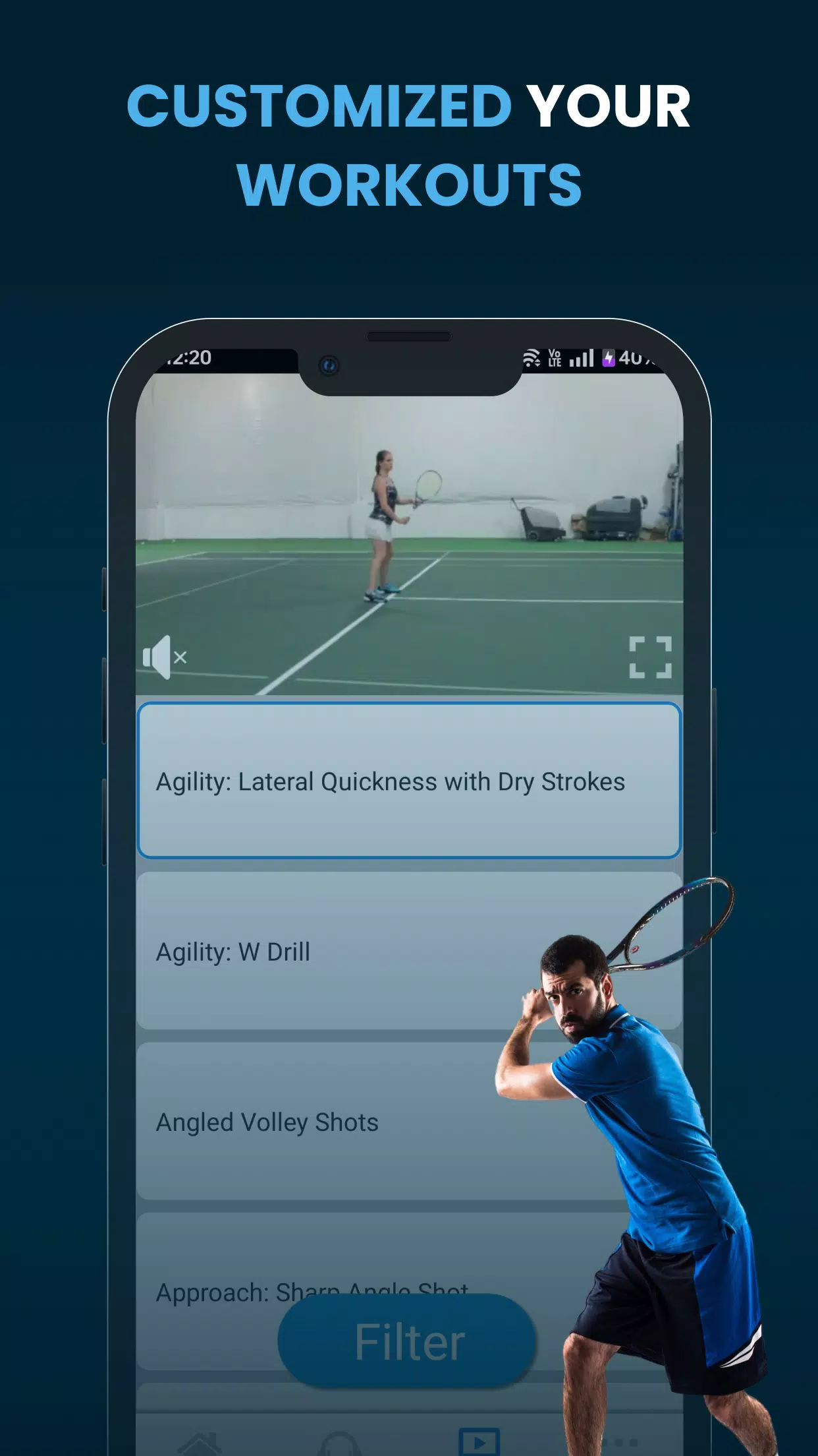 Tennis Training Screenshot 2