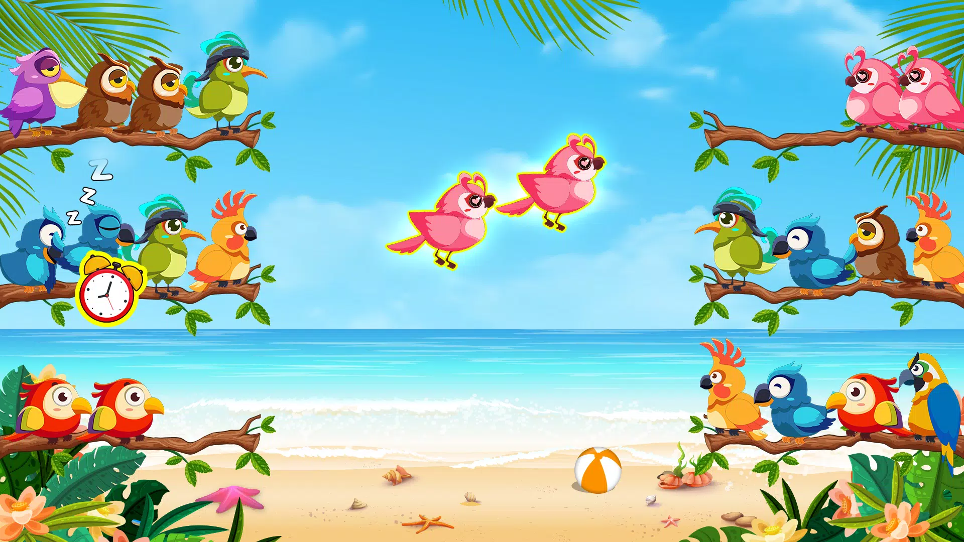 Bird Sort: Color Puzzle Game Captura de pantalla 3