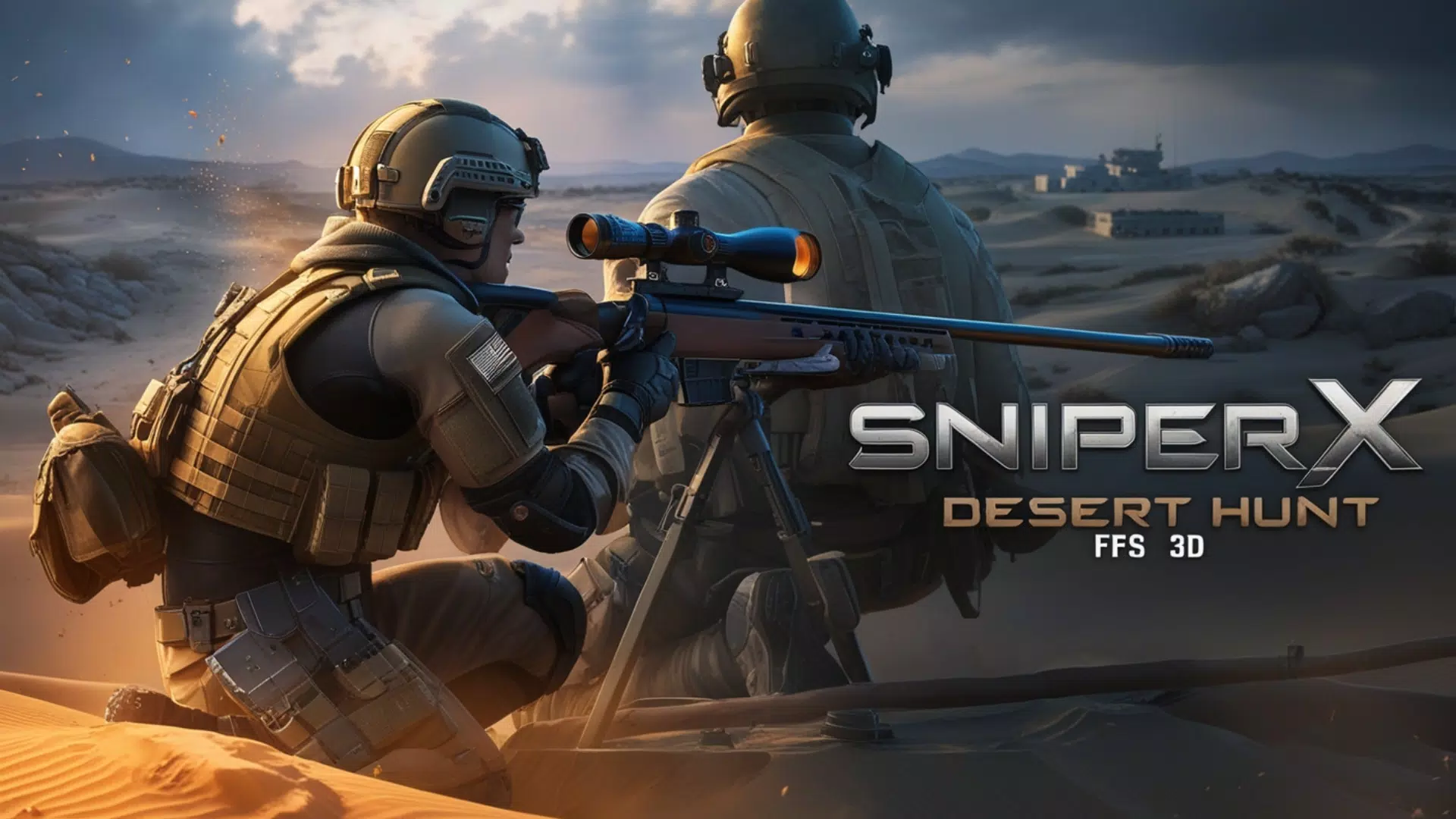 Sniper X : Desert Hunt FPS 3D 스크린샷 2