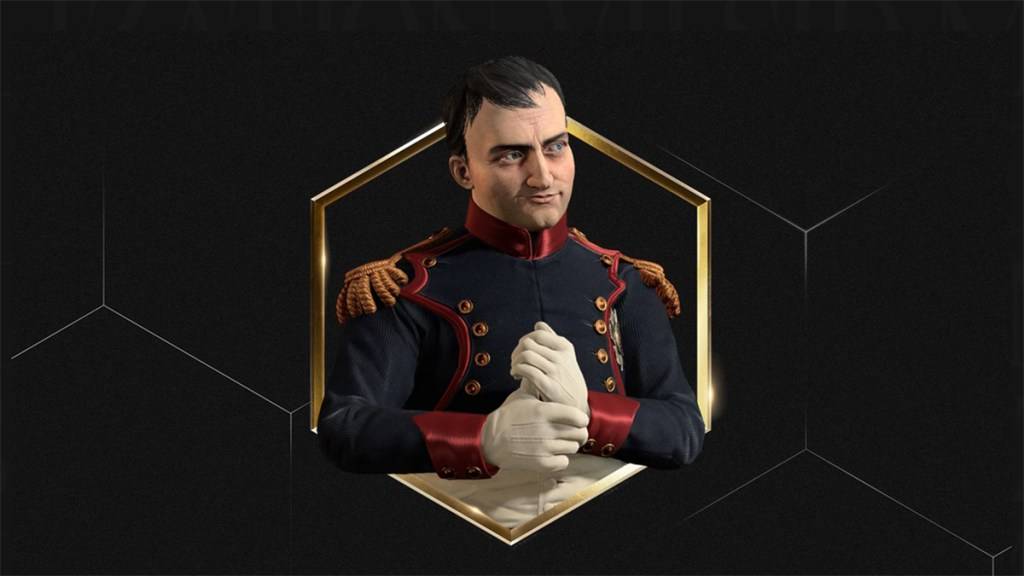 Isang imahe ng Emperor Napoleon Persona sa Sibilisasyon 7.