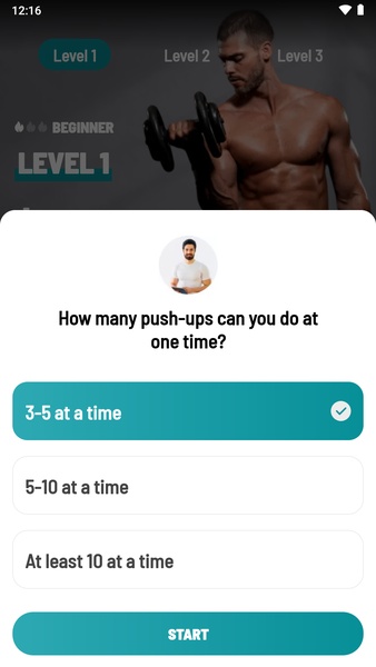 Dumbbell Workout at Home Screenshot 1