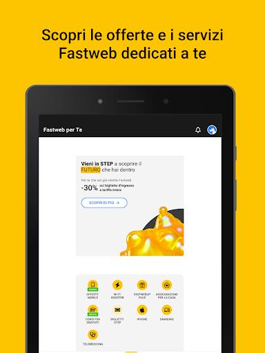 Schermata MyFastweb 2