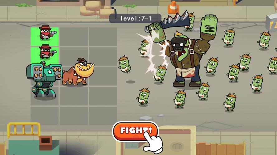 Merge Mech vs. Zombie Brawl应用截图第1张