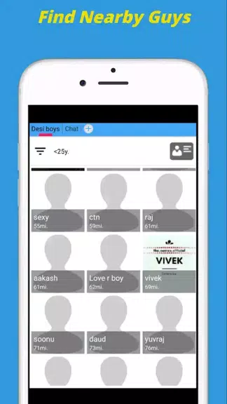 Schermata Gay Chat App & Gay Dating App 2