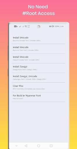 Unicode ⇄ Zawgyi ဖန်သားပြင်ဓာတ်ပုံ 2