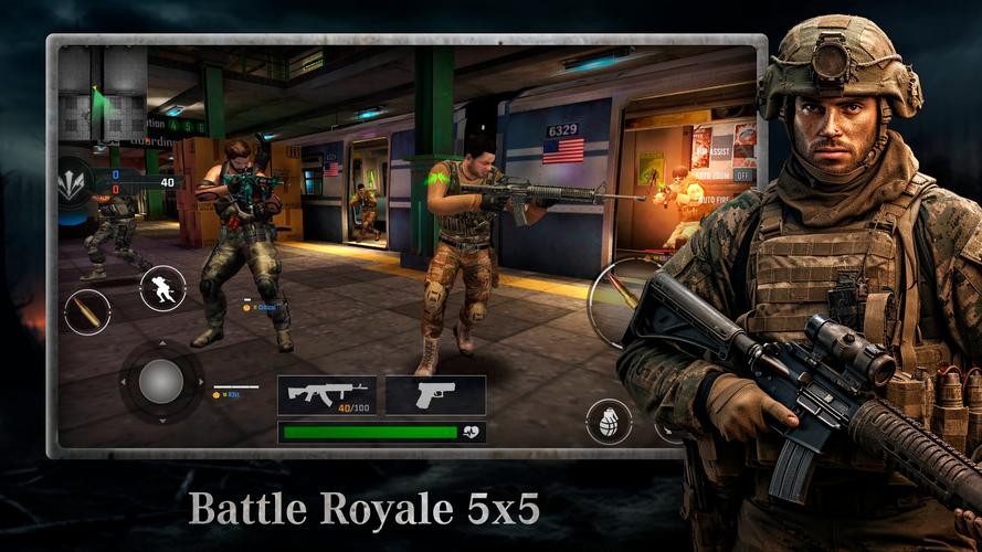 Elite War zone Game Battle PVP Ảnh chụp màn hình 1