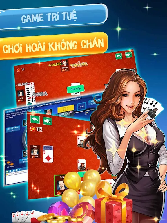 Đánh  tiến lên OFFLINE - tien len mien nam ဖန်သားပြင်ဓာတ်ပုံ 1