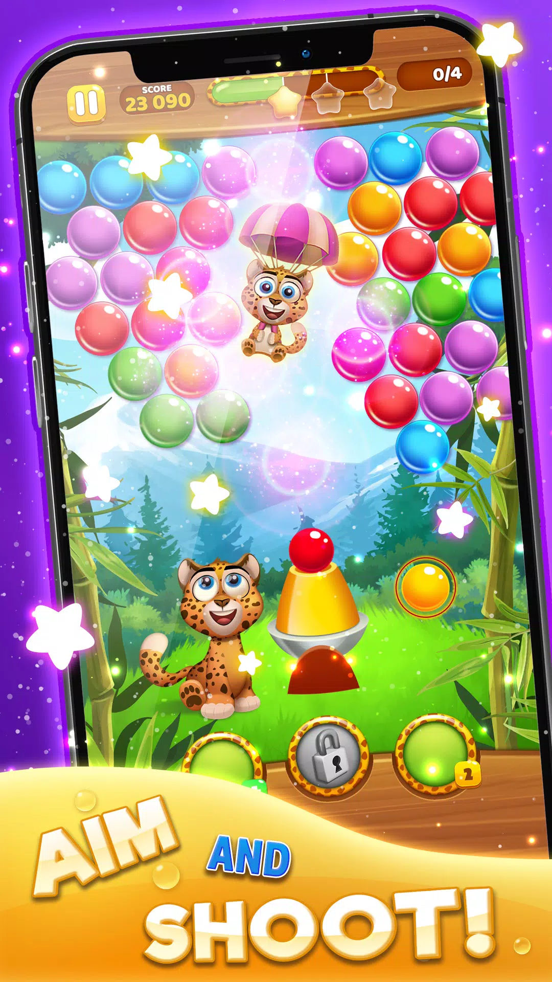 Schermata Bubble Pop: Wild Rescue 2