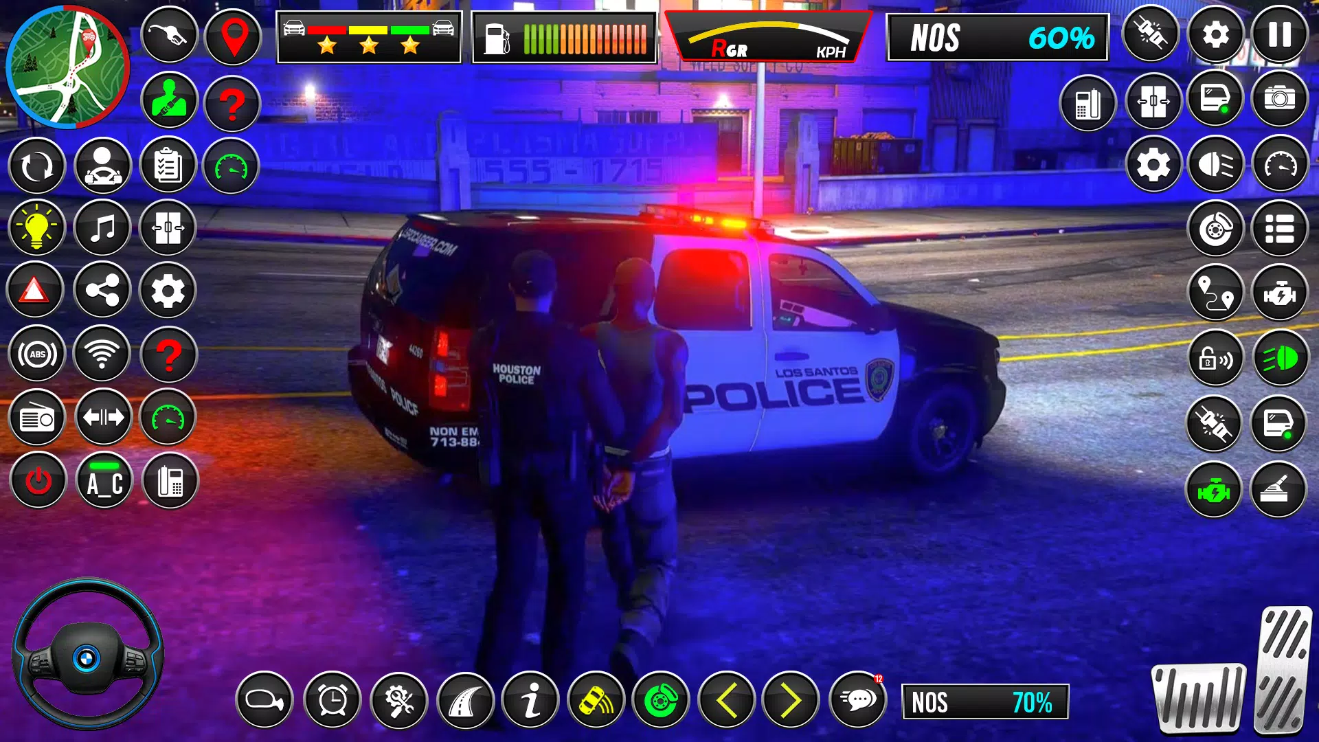 US Police Car Chase Car Game应用截图第4张